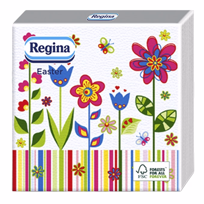 Szalvéta REGINA Húsvéti 3 rétegű 33x33 cm 15 lapos vegyes mintás