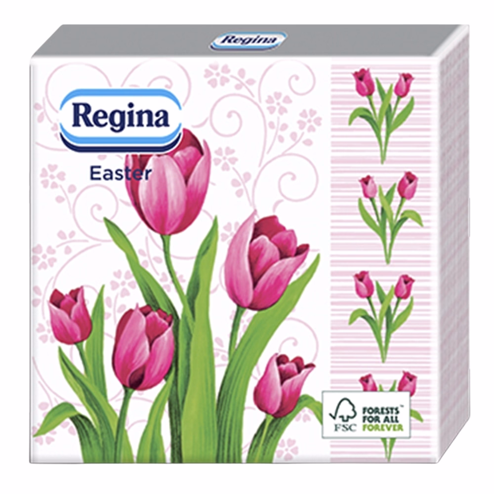 Szalvéta REGINA Húsvéti 3 rétegű 33x33 cm 15 lapos vegyes mintás