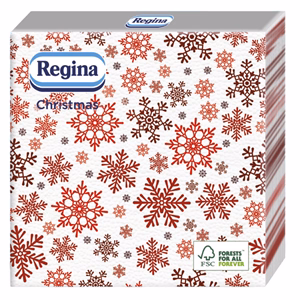 Szalvéta REGINA Karácsonyi 3 rétegű 33x33 cm 15 lapos vegyes mintás