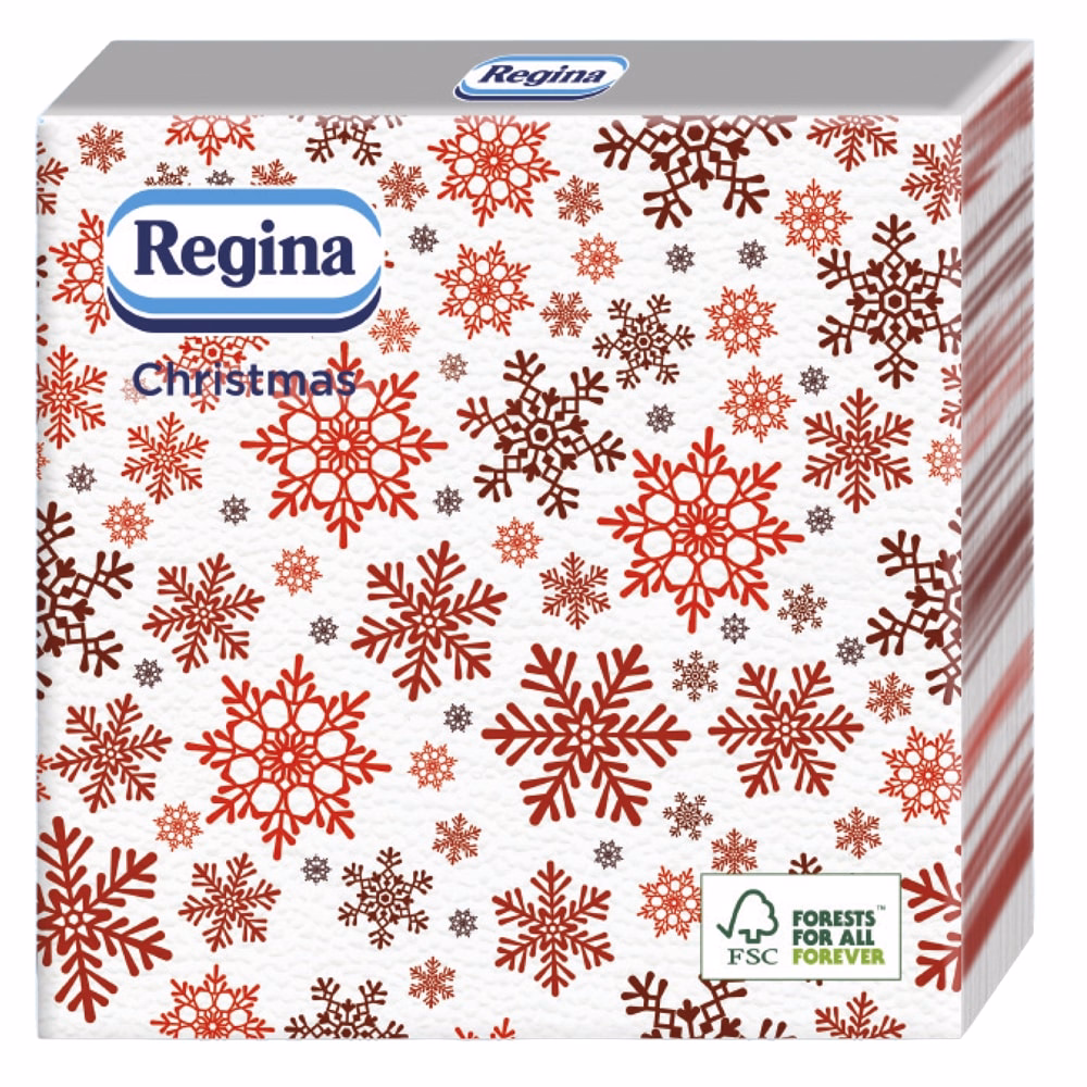 Szalvéta REGINA Karácsonyi 3 rétegű 33x33 cm 15 lapos vegyes mintás