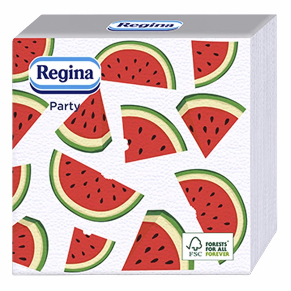 Szalvéta REGINA Party 1 rétegű 30x30 cm 1/4 hajtogatott 45 lapos vegyes minta
