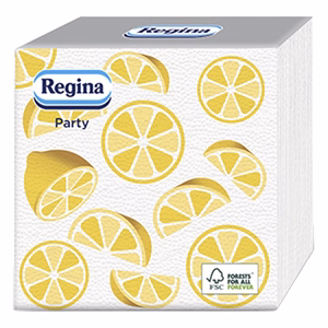 Szalvéta REGINA Party 1 rétegű 30x30 cm 1/4 hajtogatott 45 lapos vegyes minta