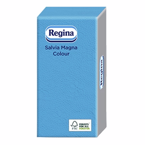Szalvéta REGINA Salvia Magna 1 rétegű 38x38 cm 1/8 hajtogatott 30 lapos vegyes mintás