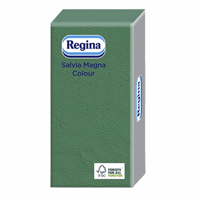Szalvéta REGINA Salvia Magna 1 rétegű 38x38 cm 1/8 hajtogatott 30 lapos vegyes mintás
