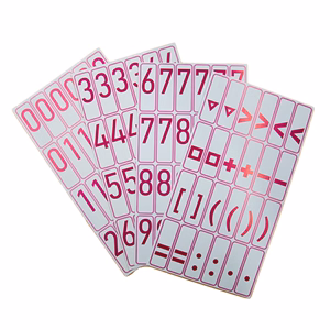 Szám és jelkártya VECTRALINE II-IV.osztályos