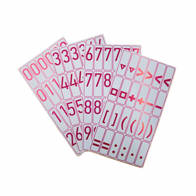 Szám és jelkártya VECTRALINE II-IV.osztályos