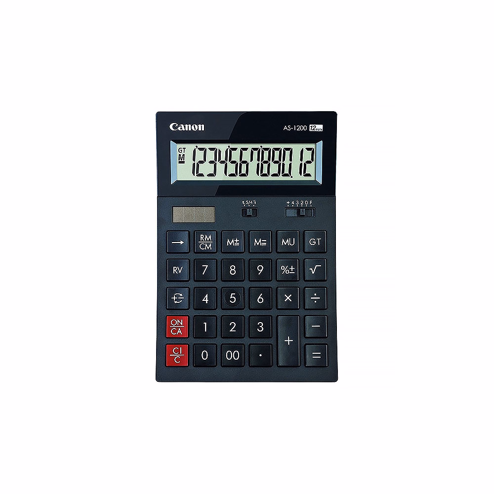 Számológép asztali CANON AS-1200 környezetbarát 12 digit