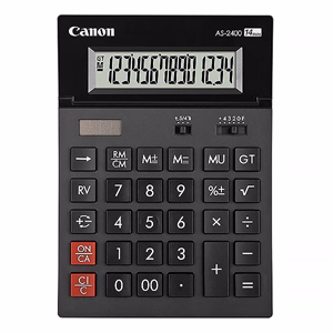 Számológép asztali CANON AS-2400 környezetbarát 14 digit