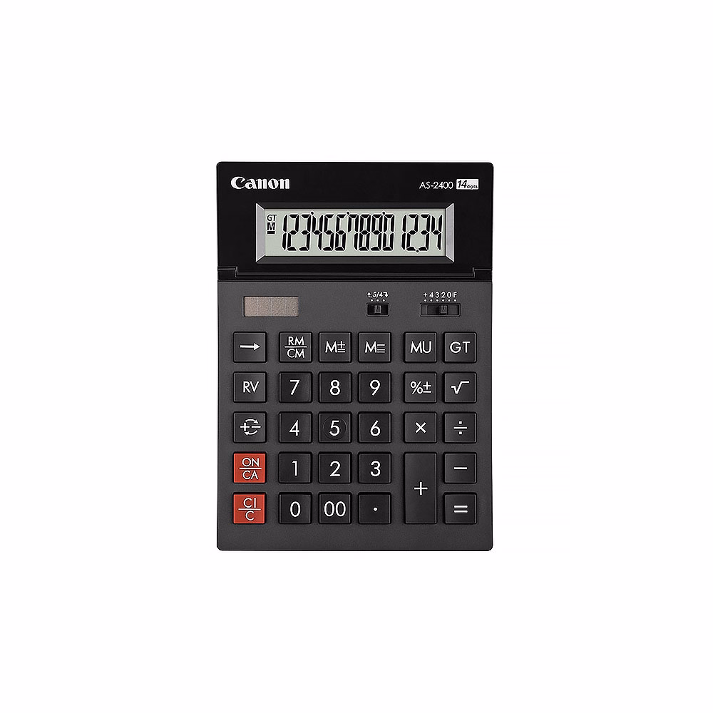 Számológép asztali CANON AS-2400 környezetbarát 14 digit