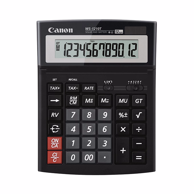 Számológép asztali CANON WS-1210T környezetbarát 12 digit