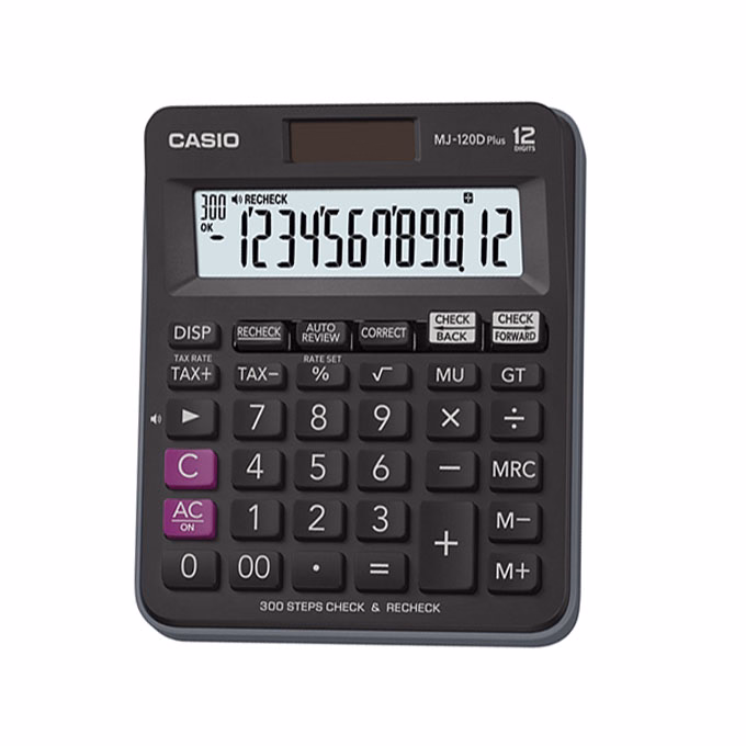 Számológép asztali CASIO MJ-120D Plus 12 digit