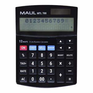 Számológép asztali MAUL MTL700 2 soros 12 digit