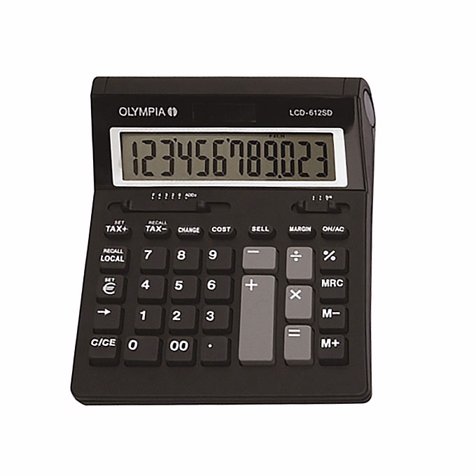 Számológép asztali OLYMPIA LCD-612 SD 12 digit