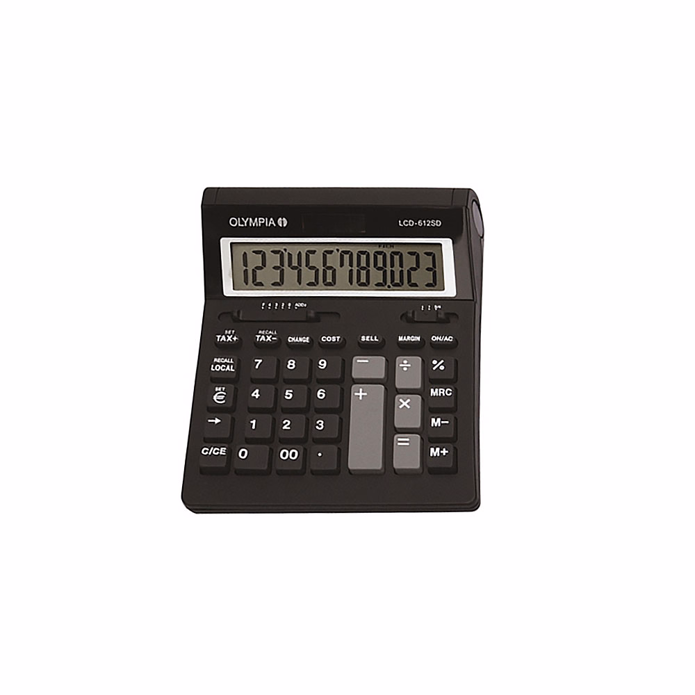 Számológép asztali OLYMPIA LCD-612 SD 12 digit