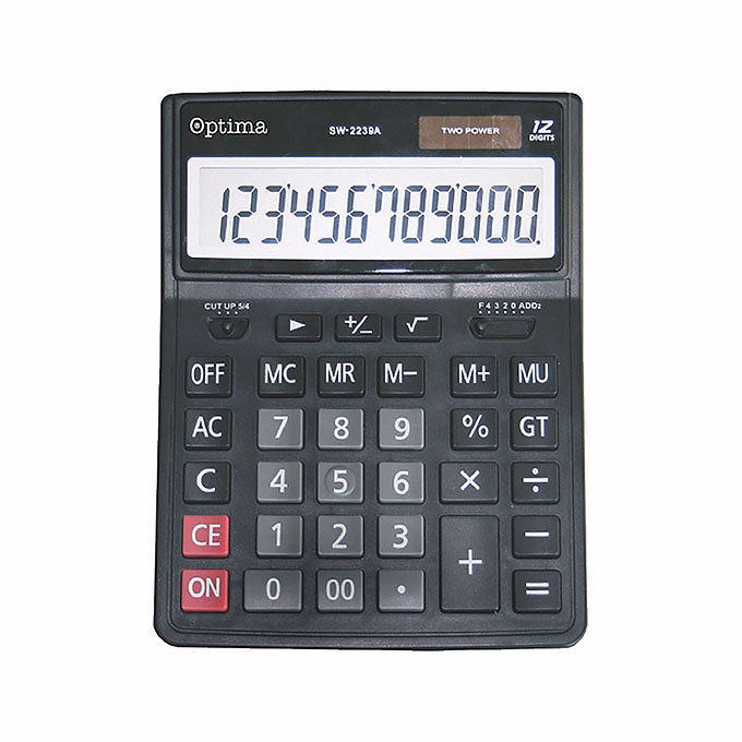 Számológép asztali OPTIMA SW-2239A 12 digit