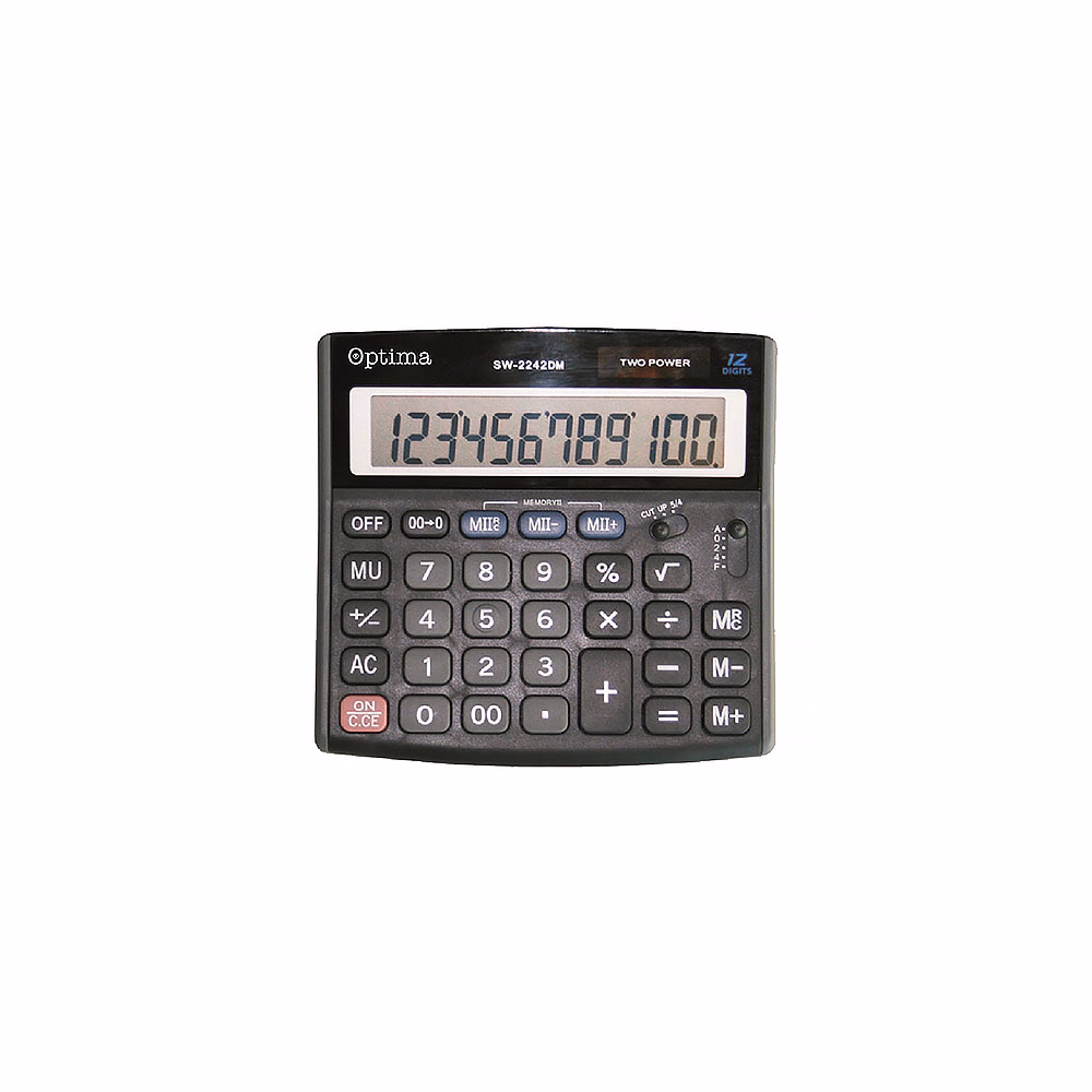 Számológép asztali OPTIMA SW-2242DM 12 digit