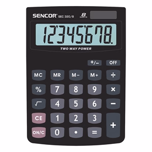 Számológép asztali SENCOR SEC 320/8 8 digit