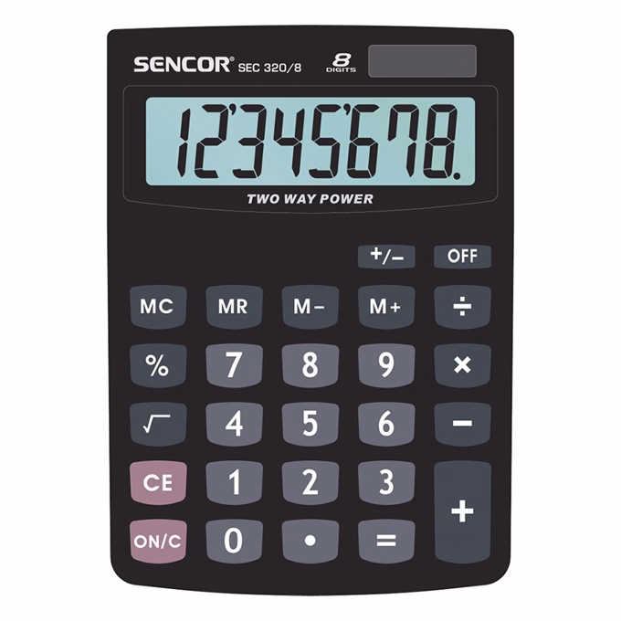 Számológép asztali SENCOR SEC 320/8 8 digit