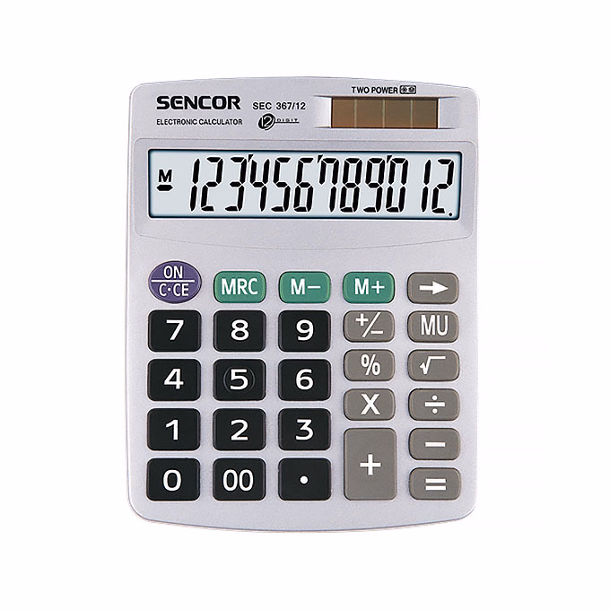 Számológép asztali SENCOR SEC 367/12 12 digit