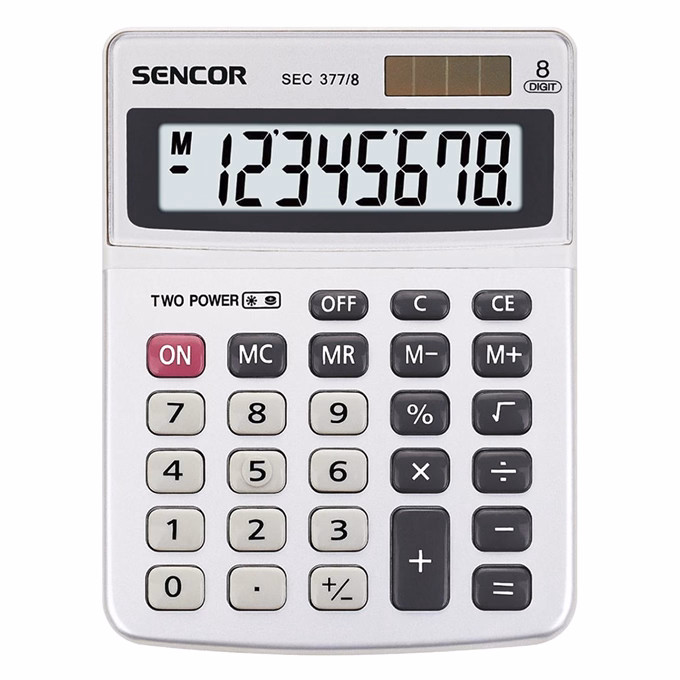 Számológép asztali SENCOR SEC 377/8 8 digit