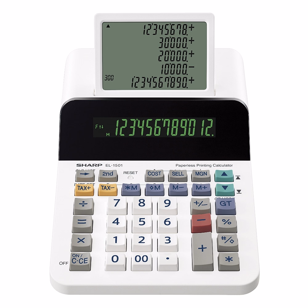 Számológép asztali SHARP EL-1501 12 digit LCD
