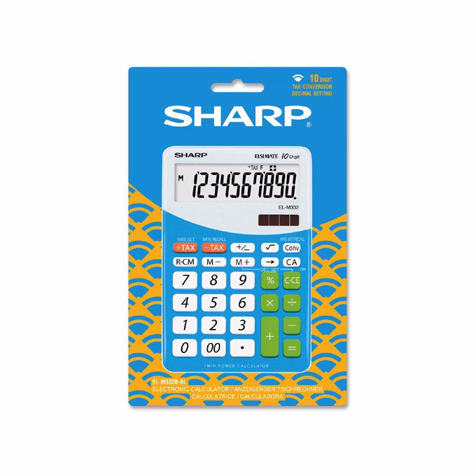 Számológép asztali SHARP EL-M332 10 digit kék