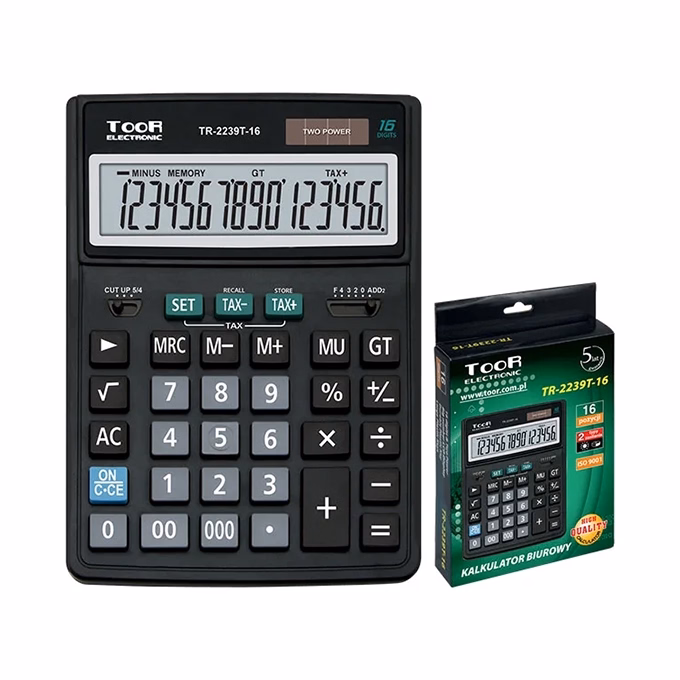Számológép asztali TOOR TR-2239T 12 digit