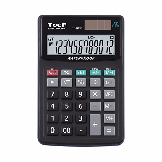 Számológép asztali TOOR TR-2296T 12 digit