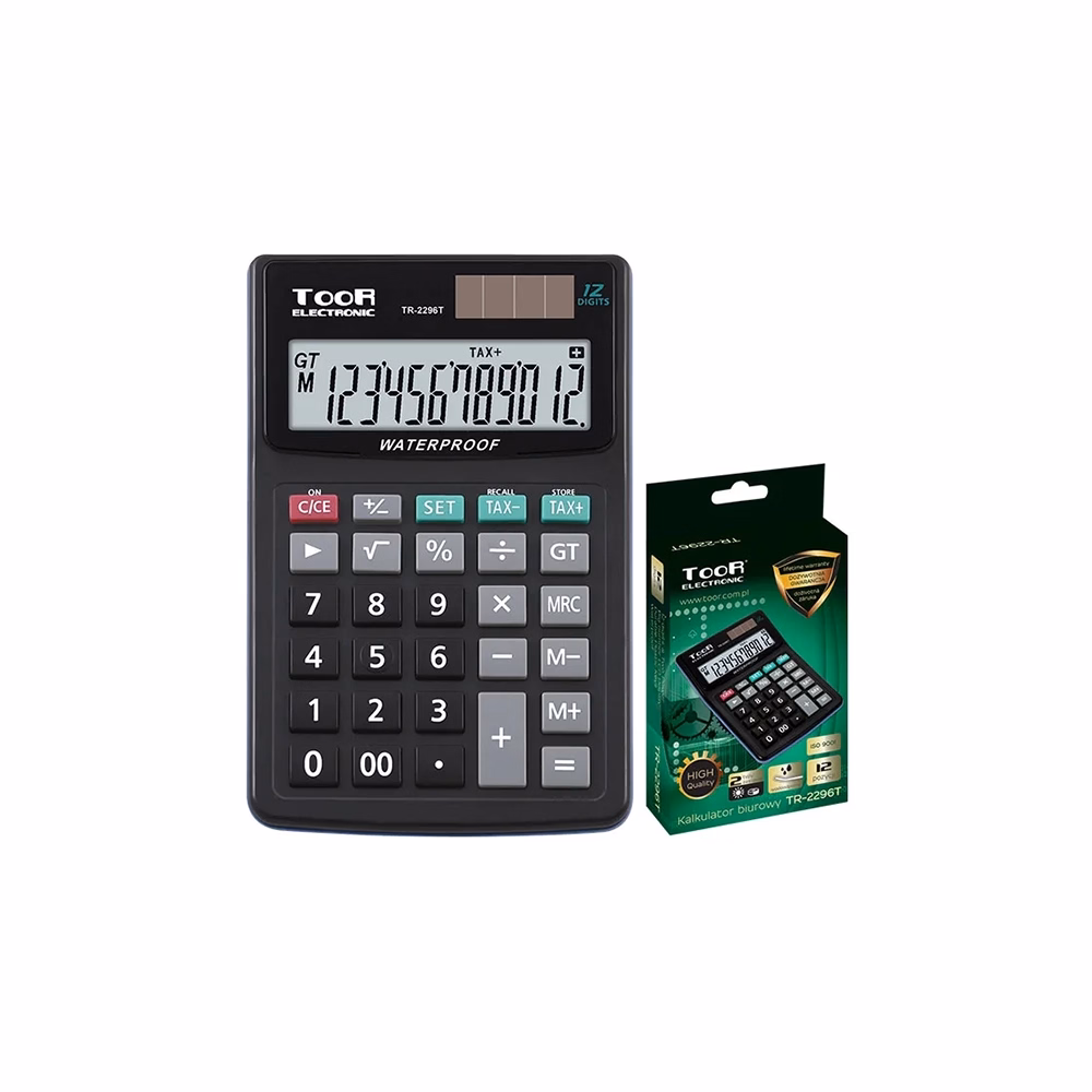 Számológép asztali TOOR TR-2296T 12 digit