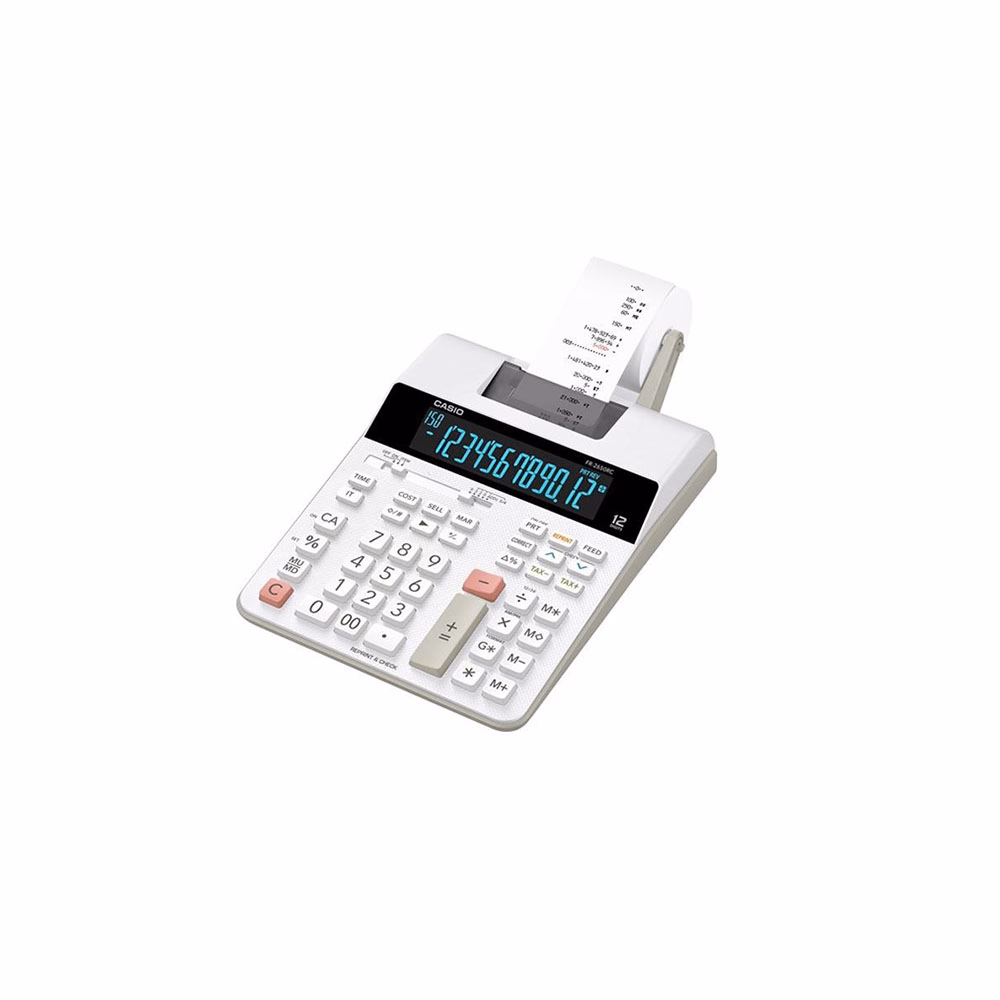 Számológép szalagos CASIO FR-2650RC 12 digit
