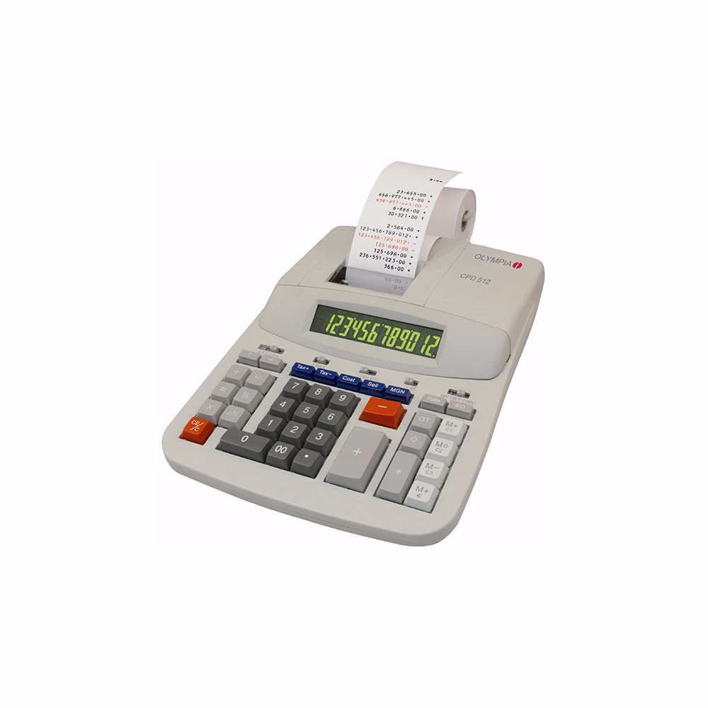 Számológép szalagos OLYMPIA CPD-512 12 digit