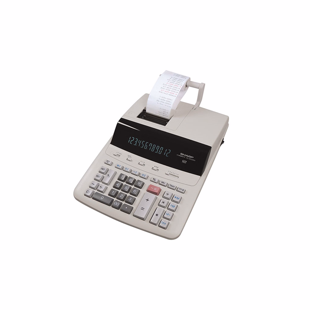 Számológép szalagos SHARP CS-2635RHGYSE 12 digit
