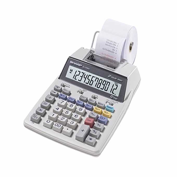 Számológép szalagos SHARP EL-1750V 12 digit