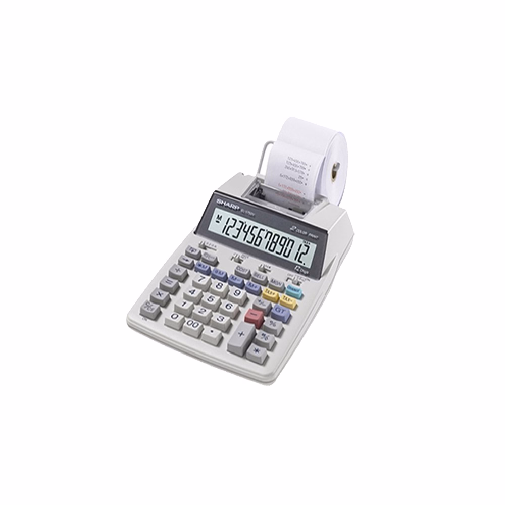 Számológép szalagos SHARP EL-1750V 12 digit