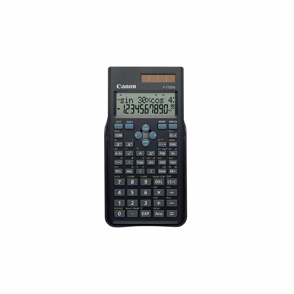 Számológép tudományos CANON F-715SG fekete 250 funkciós 2 soros 10+2 digit