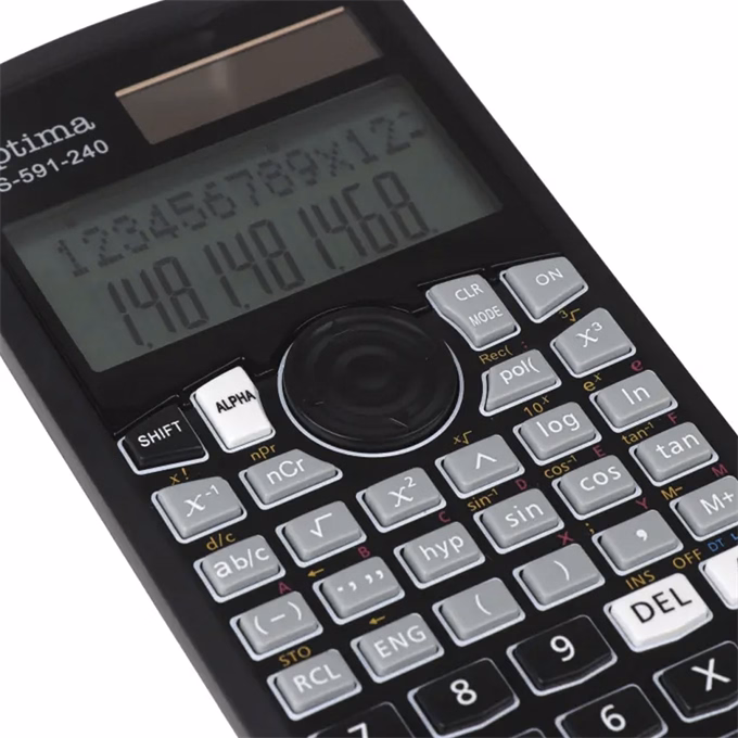 Számológép tudományos OPTIMA SS-591 240 funkciós 12 digit