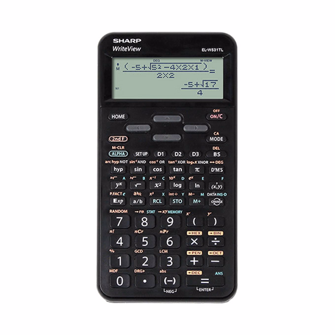 Számológép tudományos SHARP EL-W531TLBBK 420 funkciós 12 digit fekete