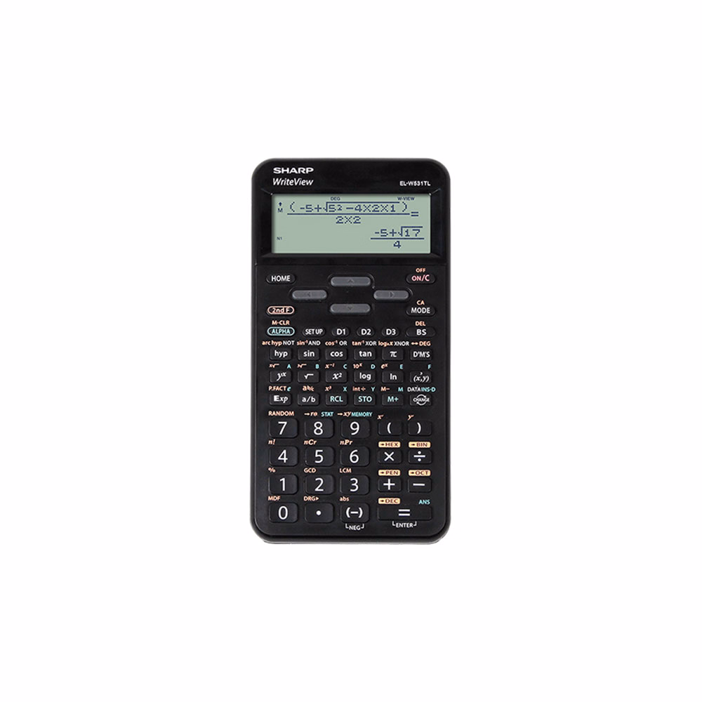 Számológép tudományos SHARP EL-W531TLBBK 420 funkciós 12 digit fekete