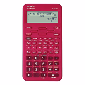 Számológép tudományos SHARP EL-W531TLBR 420 funkciós 12 digit piros