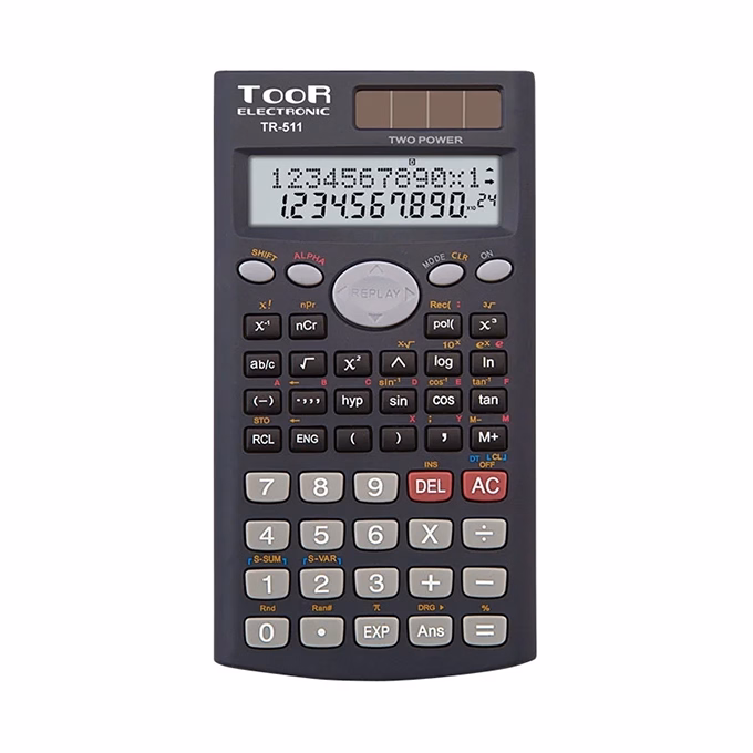 Számológép tudományos TOOR TR-51 240 funkciós 2 soros 12 digit