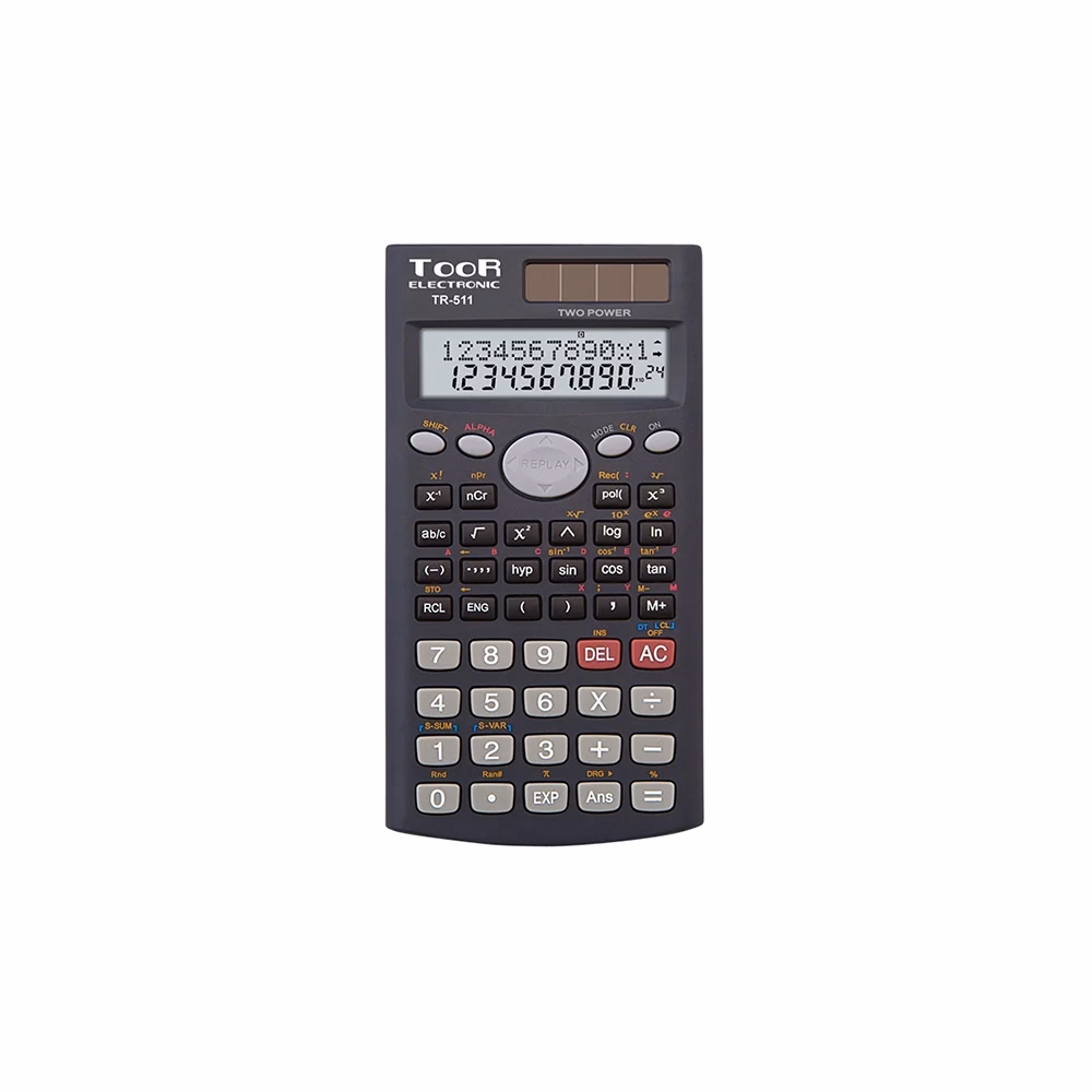 Számológép tudományos TOOR TR-51 240 funkciós 2 soros 12 digit