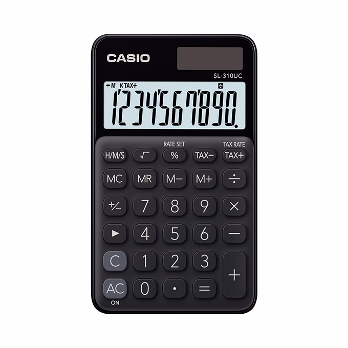 Számológép zseb CASIO SL 310 UC 10 digit fekete Számológép zseb CASIO SL 310 UC 10 digit fekete
