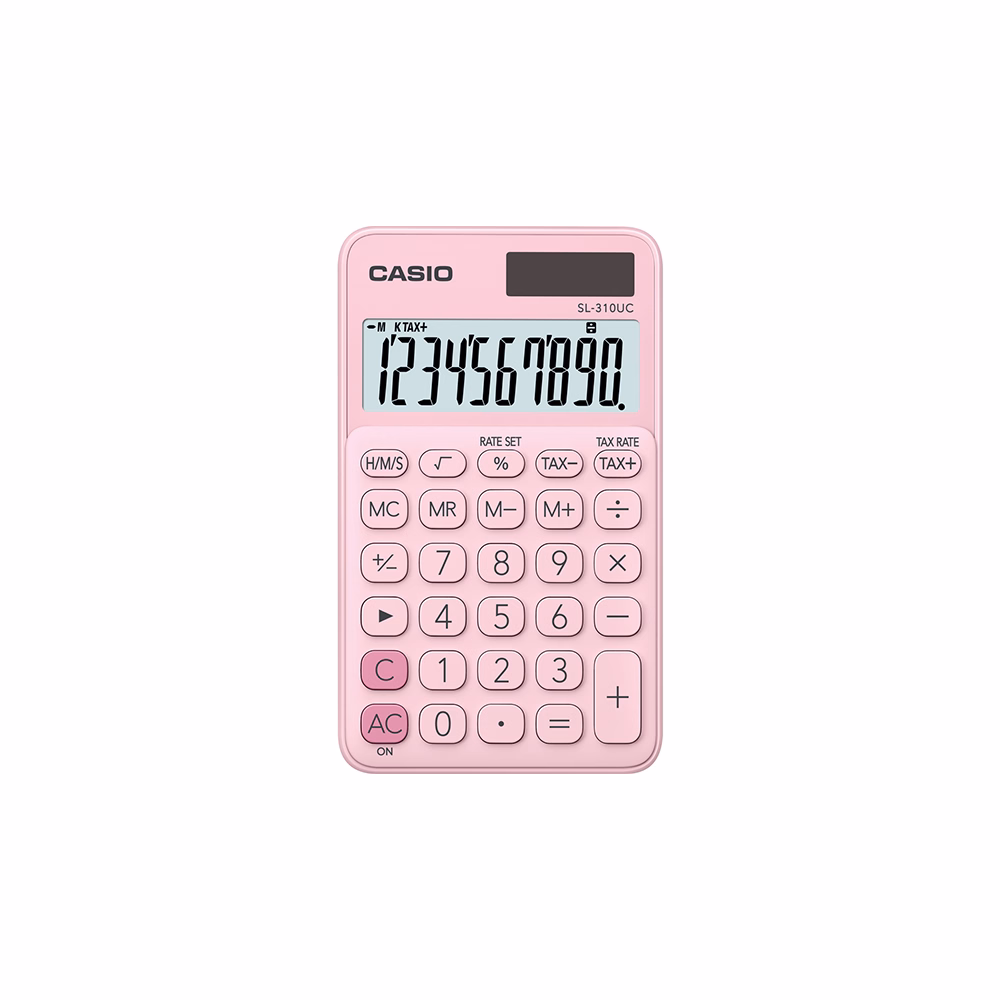 Számológép zseb CASIO SL 310 UC 10 digit pink