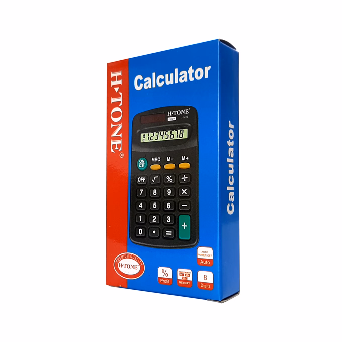 Számológép zseb H-TONE JJ402 8 digit