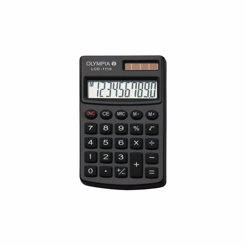 Számológép zseb OLYMPIA LCD-1110 10 digit fekete