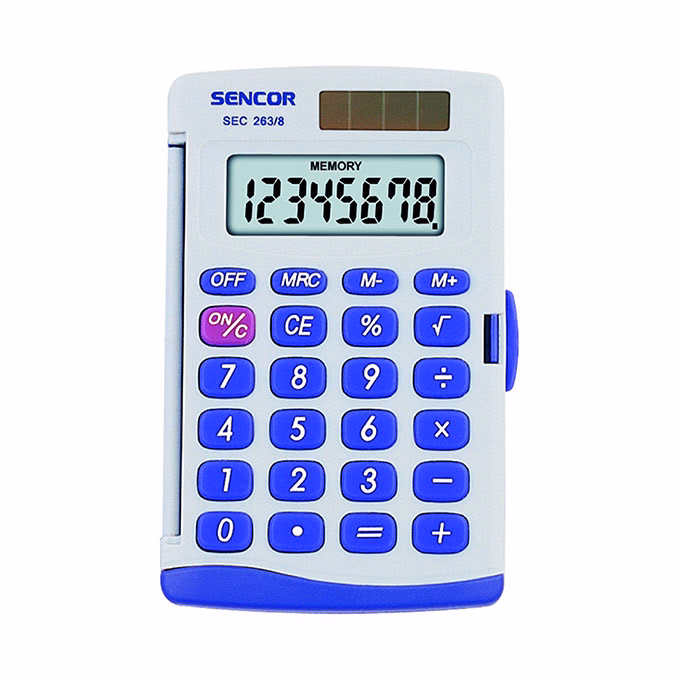 Számológép zseb SENCOR SEC 263/8 8 digit