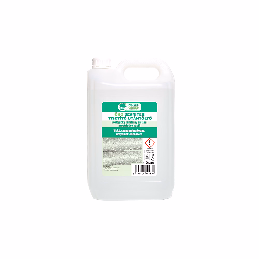 Szaniter tisztító utántöltő DYMOL Nature Green Öko 5L