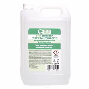 Szaniter tisztító utántöltő DYMOL Nature Green Öko 5L