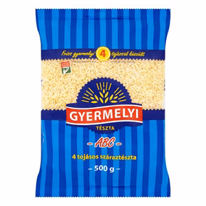 Száraztészta ABC GYERMELYI 4 tojásos 500 g