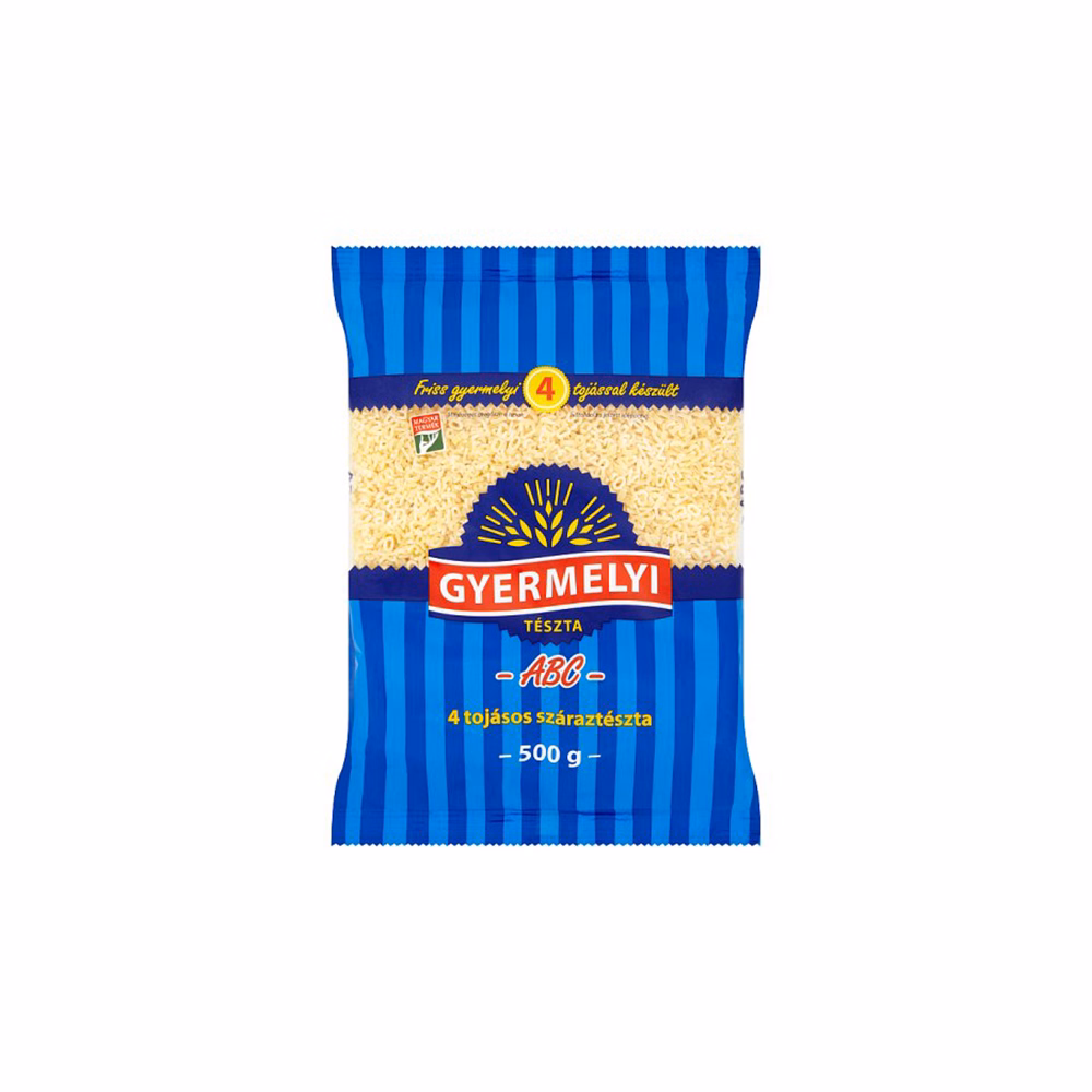 Száraztészta ABC GYERMELYI 4 tojásos 500 g